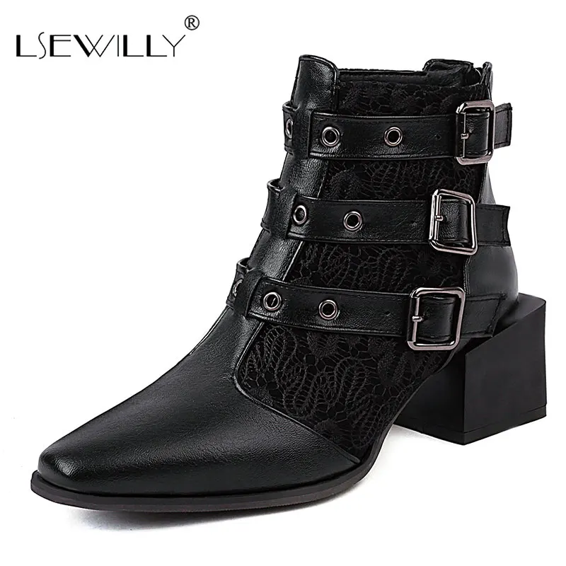 Lsewilly Black Yellow Blue Women Ankle Boots Mixed Color Square Toe Ladies Short Boots PU Leather Buckle Women Thick Heel Shoes
Lsewilly Black Yellow Blue Women Ankle Boots Mixed Color Square Toe Ladies Short Boots PU Leather Buckle Women Thick Heel Shoes