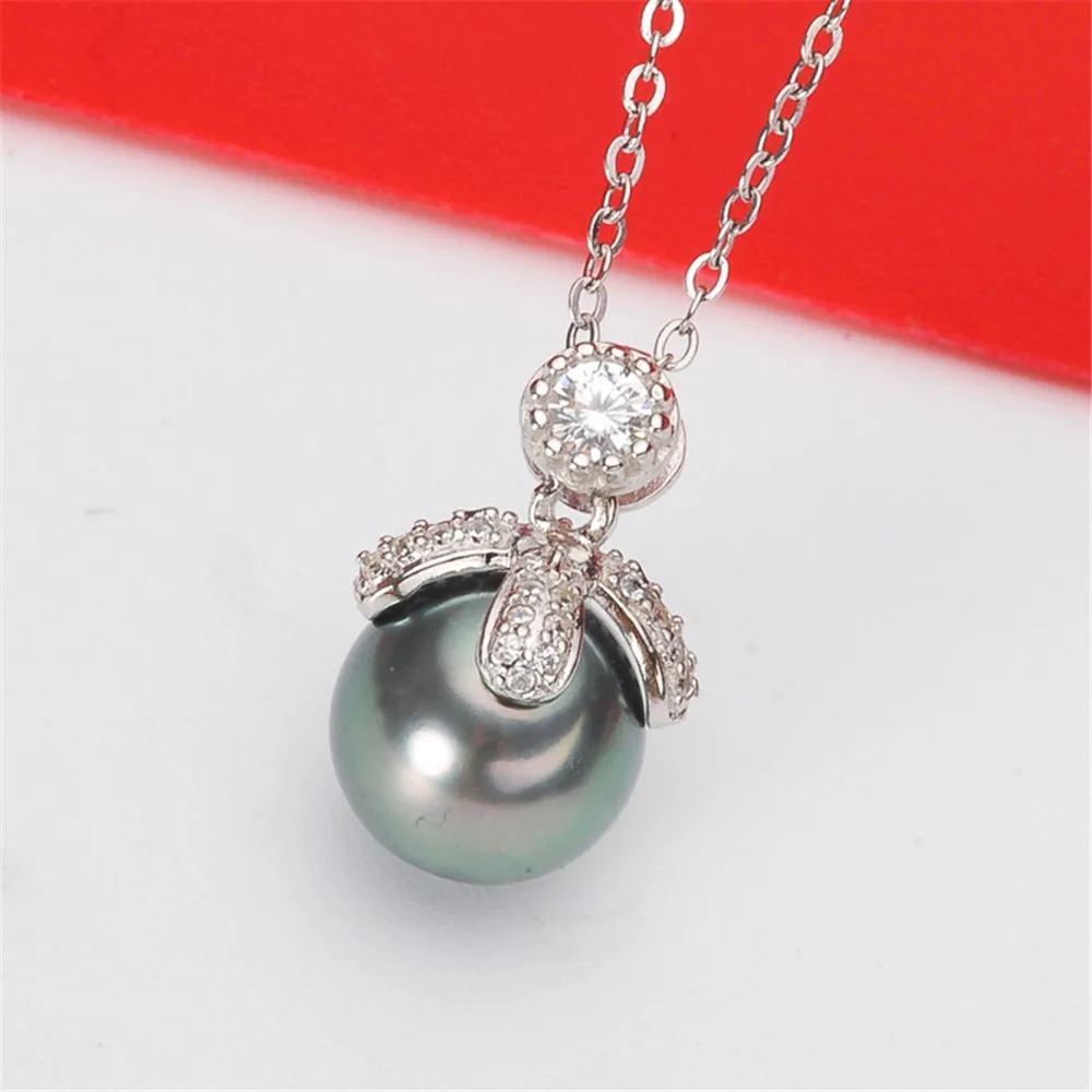 

Real Solid 925 Sterling Silver Connector Oysters Pearl Bead Caps Diy Jewelry Accessories