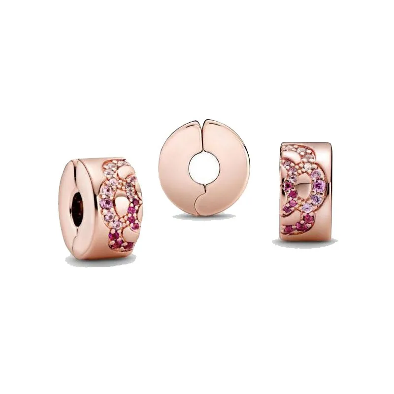 2020 New 925 Sterling Silver Bead Rose Gold Fan Clamp Fit Pandora Women Bracelet & Necklace Diy Jewelry
2020 New 925 Sterling Silver Bead Rose Gold Fan Clamp Fit Pandora Women Bracelet & Necklace Diy Jewelry