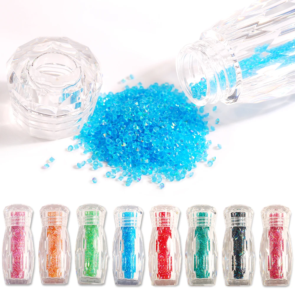 Nail Art Gem 2880Pcs Crystal Mini Nail Art Rhinestone DIY 1.1mm Glass Micro Diamond For 3D Nail Art Decoration 1 Bottle
Nail Art Gem 2880Pcs Crystal Mini Nail Art Rhinestone DIY 1.1mm Glass Micro Diamond For 3D Nail Art Decoration 1 Bottle