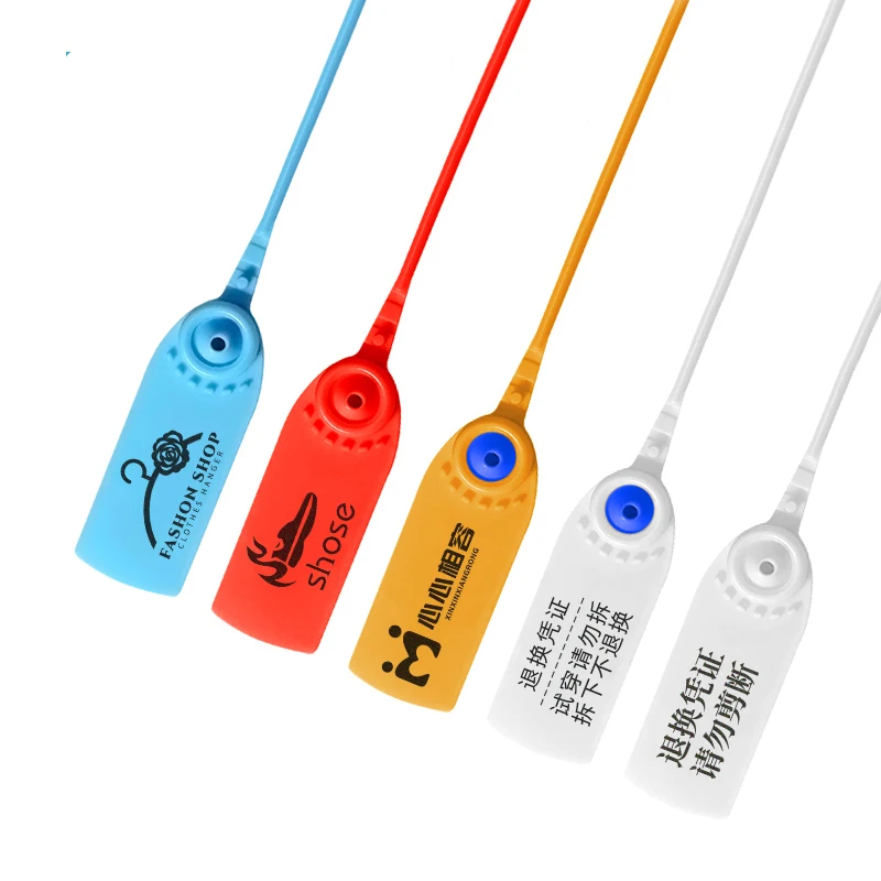 100 Custom Product Security Seals Plastic Disposable Anti Theft Garment Logo Hang Tag Labels for Clothing Logistics 410mm/16.1"
100 Custom Product Security Seals Plastic Disposable Anti Theft Garment Logo Hang Tag Labels for Clothing Logistics 410mm/16.1"