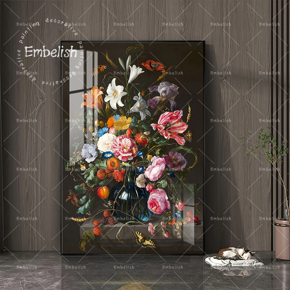 Tulips And Roses Vintage Flowers Modern Home Decor Wall Art Pictures For Living Room Posters HD Spray On Canvas Painting Artwork
Tulips And Roses Vintage Flowers Modern Home Decor Wall Art Pictures For Living Room Posters HD Spray On Canvas Painting Artwork