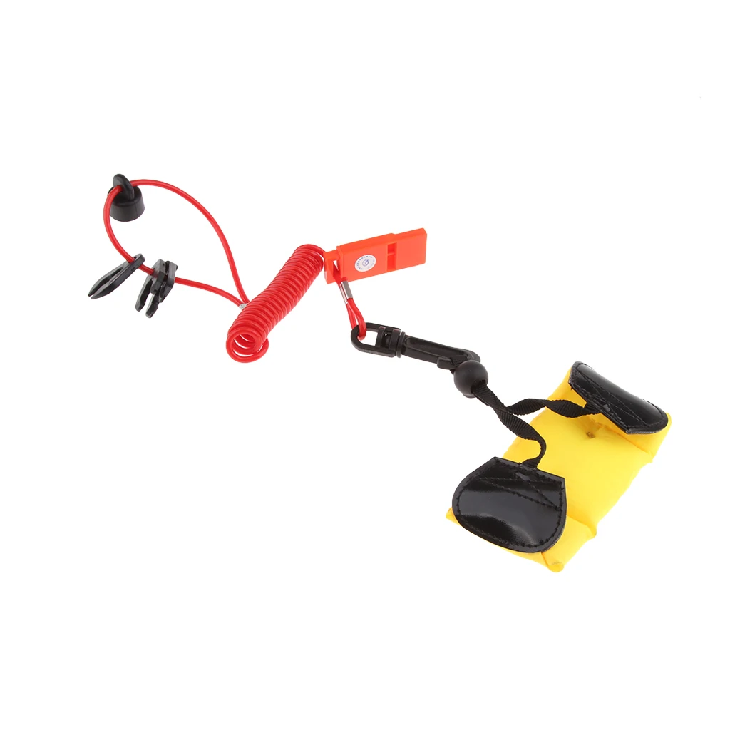 Engine Kill Stop Switch with Lanyard Accessories Coil Spiral Stretch Survival Whistle Travel Kits for Yachts
Engine Kill Stop Switch with Lanyard Accessories Coil Spiral Stretch Survival Whistle Travel Kits for Yachts