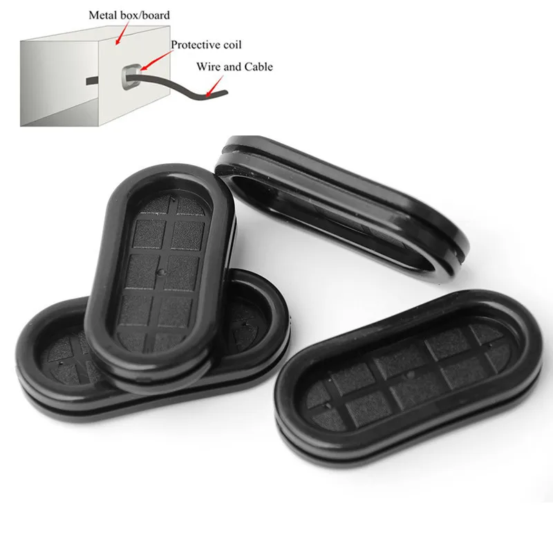 10pcs Rubber wire grommet Double-Sided gasket clamp Electric box inlet outlet Seal ring Dust plug cable fixed holder protector
10pcs Rubber wire grommet Double-Sided gasket clamp Electric box inlet outlet Seal ring Dust plug cable fixed holder protector