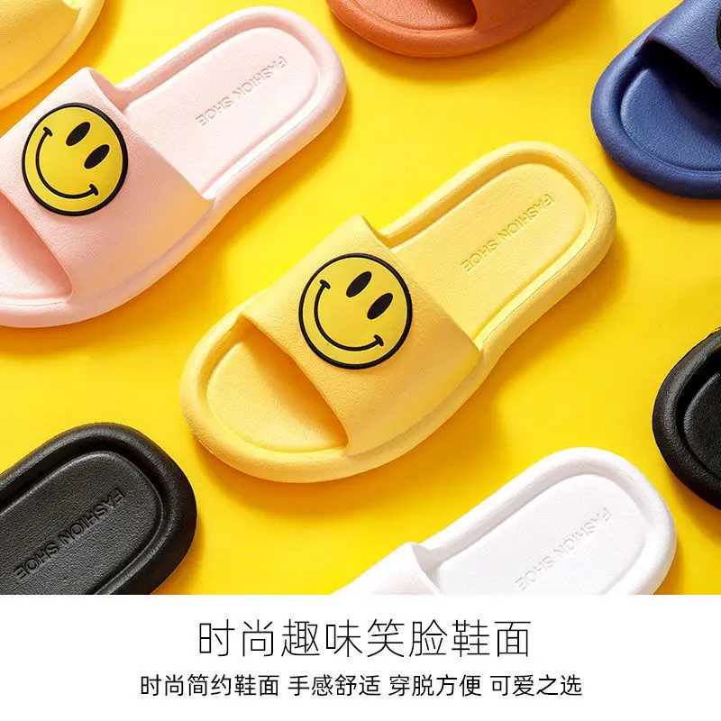 Cartoon sandals female lovers lovely home bathroom bath anti slip smile slippers men
Cartoon sandals female lovers lovely home bathroom bath anti slip smile slippers men