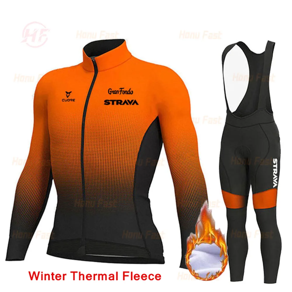2022 Strava Winter Men Long Sleeve Cycling Jersey Set Thermal Fleece Mountian Bicycle Clothes Wear Ropa Ciclismo Racing Bike Set
2022 Strava Winter Men Long Sleeve Cycling Jersey Set Thermal Fleece Mountian Bicycle Clothes Wear Ropa Ciclismo Racing Bike Set