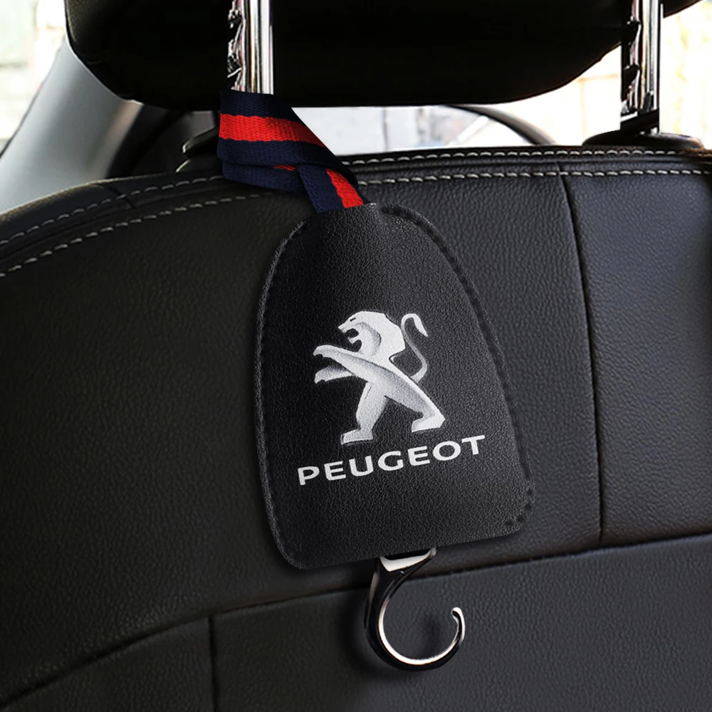 Leather Car Seat Back Hook Up Car Headrest Hanger Interior Bag Hook For PEUGEOT 206 207 308 307 107 108 407 508 2008 3008 RCZ
Leather Car Seat Back Hook Up Car Headrest Hanger Interior Bag Hook For PEUGEOT 206 207 308 307 107 108 407 508 2008 3008 RCZ