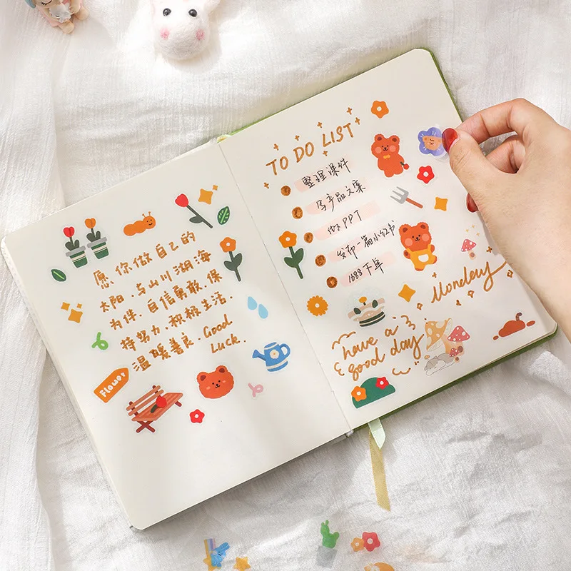 Ins Cute Vitality Party Bear stickers DIY scrapbook bottom collage diary happy plan gift sealing decoration sticker
Ins Cute Vitality Party Bear stickers DIY scrapbook bottom collage diary happy plan gift sealing decoration sticker