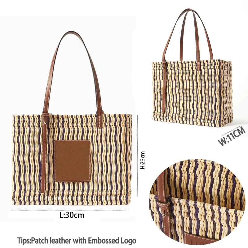 Casual Rattan Raffia Top Handle Handbags Brands Designer Wicker Woven Ladies Shoulder bags Summer Beach Straw Women's Bag 2021
Casual Rattan Raffia Top Handle Handbags Brands Designer Wicker Woven Ladies Shoulder bags Summer Beach Straw Women's Bag 2021