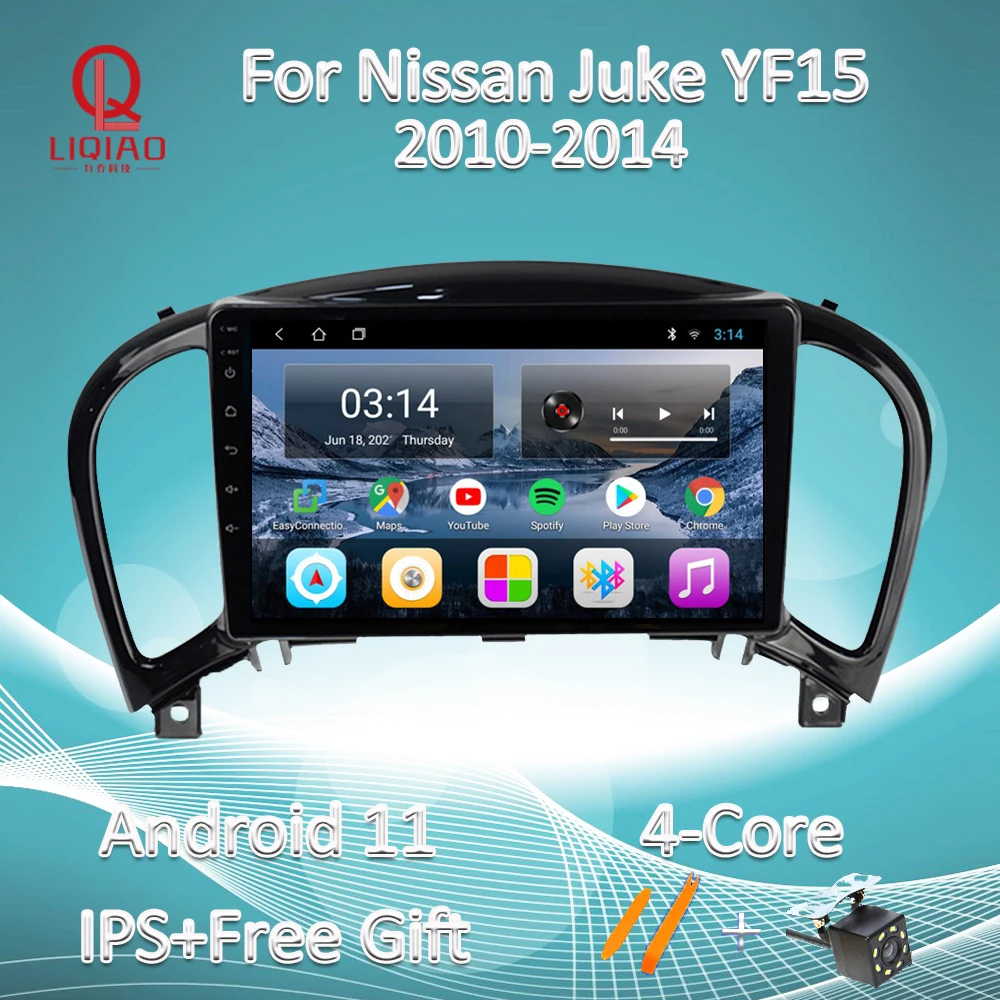 Мультимедийный плеер 9 дюймов для Nissan Juke YF15 2010-2014 Android IPS 4-ядерный DVD автомобильный радиоприемник GPS навигатор Carplay USB Bluetooth 2 Din
Мультимедийный плеер 9 дюймов для Nissan Juke YF15 2010-2014 Android IPS 4-ядерный DVD автомобильный радиоприемник GPS навигатор Carplay USB Bluetooth 2 Din
