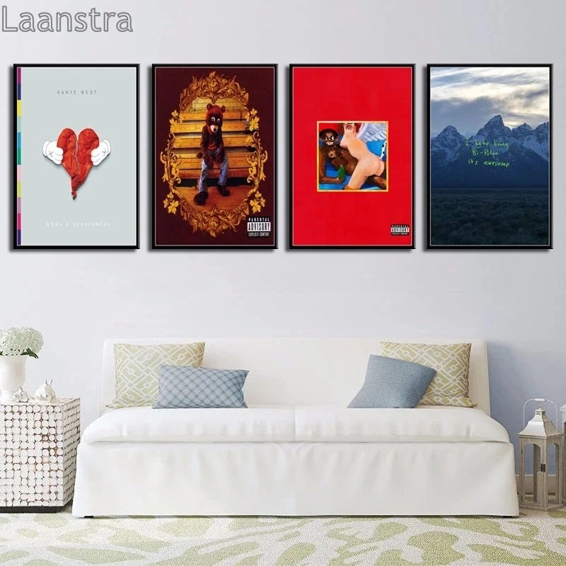 Music Album Cover Kanye West The Life of Pablo Ye Hip Hop Rap Art Home Decor Room Wall Decor Quality Canvas Painting Poster
Music Album Cover Kanye West The Life of Pablo Ye Hip Hop Rap Art Home Decor Room Wall Decor Quality Canvas Painting Poster