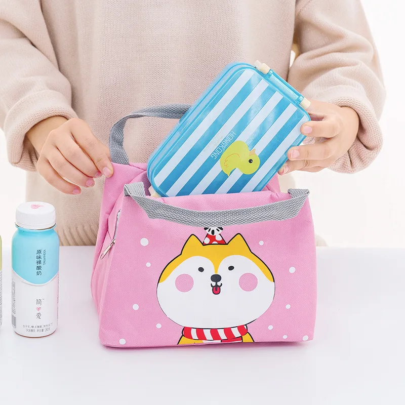 Portable Lunch Bags For Women Kids Girl Cute Thermal Insulated Picnic Lunch Box Bag Pouch With Animal Pattern Large Lunch Tote
Portable Lunch Bags For Women Kids Girl Cute Thermal Insulated Picnic Lunch Box Bag Pouch With Animal Pattern Large Lunch Tote