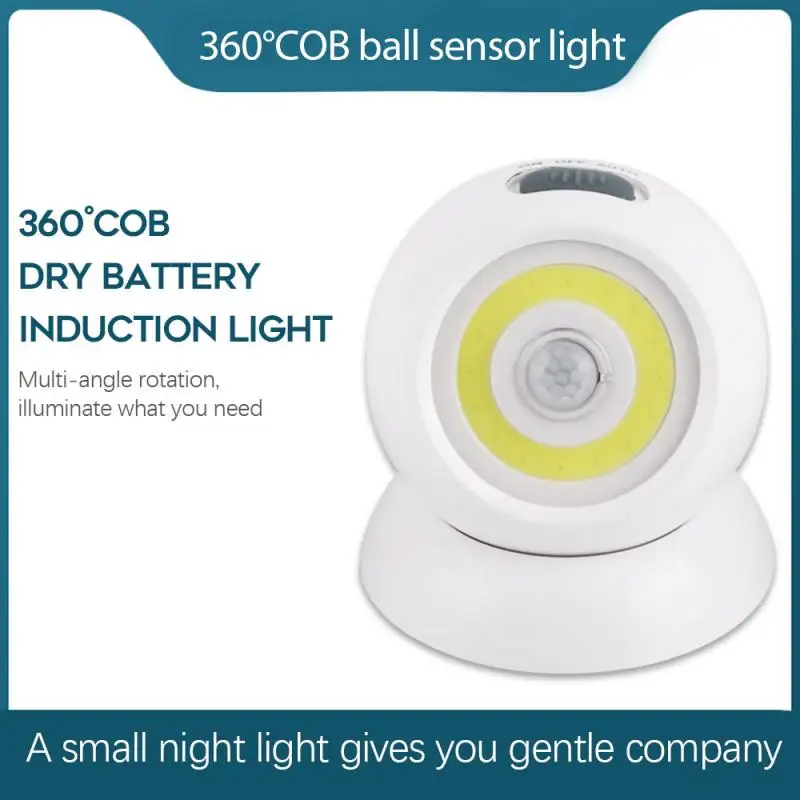 Magnetic Night Light Adjustable Eye Protection Lamp COB Ball Motion Sensor Led Lamp 360° Rotatable Wall Light Home Accessories
Magnetic Night Light Adjustable Eye Protection Lamp COB Ball Motion Sensor Led Lamp 360° Rotatable Wall Light Home Accessories