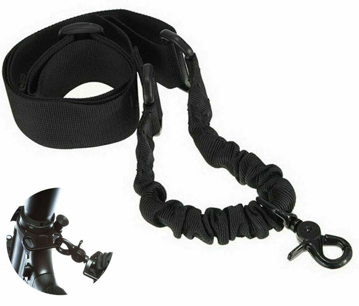 52 INCH Rifle Gun One Point Sling Strap Adjustable Nylon Bungee For Tactical Hunting
52 INCH Rifle Gun One Point Sling Strap Adjustable Nylon Bungee For Tactical Hunting