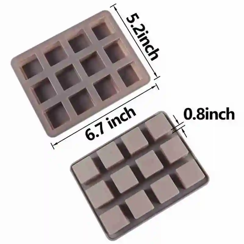 12 Squares Cake Tools Cupcake Chocolate Baking Tray Mousse Pan Silicone Fondant Kitchen Mold Muffin Cake Bakeware U3X7
12 Squares Cake Tools Cupcake Chocolate Baking Tray Mousse Pan Silicone Fondant Kitchen Mold Muffin Cake Bakeware U3X7