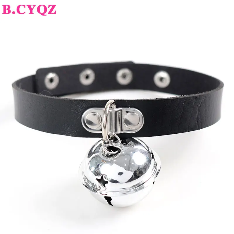 B.CYQZ Multi-color Rock Soft Girl Leather Bell Choker Harajuku Necklace Goth Collar Charms For Woman Gift
B.CYQZ Multi-color Rock Soft Girl Leather Bell Choker Harajuku Necklace Goth Collar Charms For Woman Gift