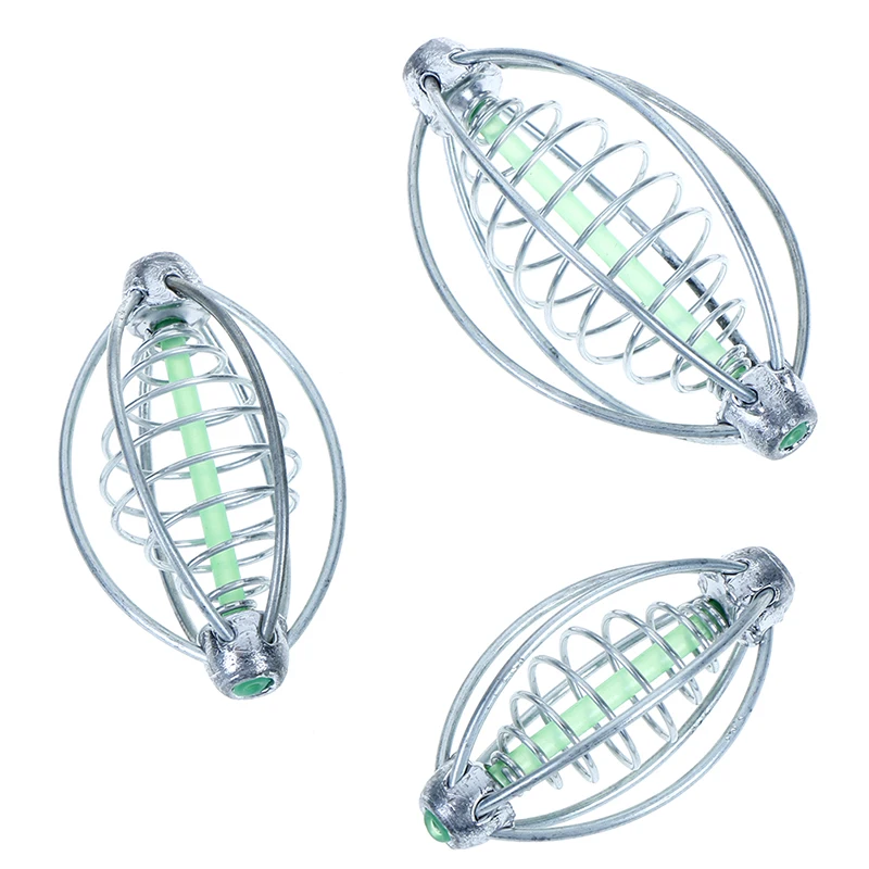 1PC Fishing Feeder Sinker 6 Wire Method Carp Swim Feeders Spring Lead 5cm/6cm/7cm | Спорт и развлечения