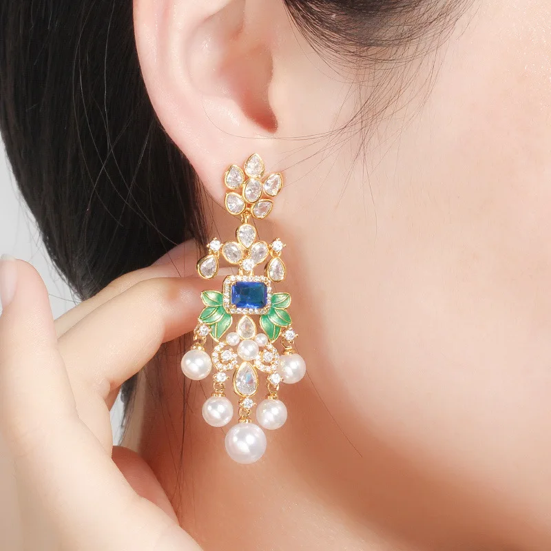 Wong Rain Bohemian 100% 925 Sterling Silver Created Moissanite Sapphire Gemstone Drop Dangle Earrings Fine Jewelry Wholesale 
Wong Rain Bohemian 100% 925 Sterling Silver Created Moissanite Sapphire Gemstone Drop Dangle Earrings Fine Jewelry Wholesale