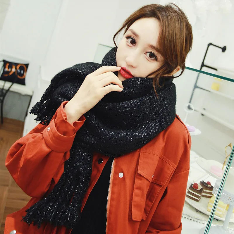 Female Pashmina Spring Autumn Korean Style Fashion Knitted Twist Tassel Scarf Warm Blanket Imitation Cashmere All-match Scarves
Female Pashmina Spring Autumn Korean Style Fashion Knitted Twist Tassel Scarf Warm Blanket Imitation Cashmere All-match Scarves