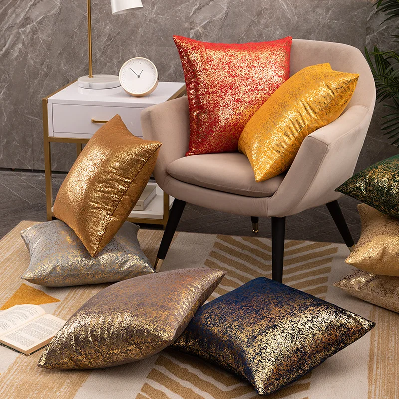 45x45/50x50cm Large Bronzing Cushion Cover Suede INS Pillowcase Luxury Sofa Living Room Home Decoration Pillowcase
45x45/50x50cm Large Bronzing Cushion Cover Suede INS Pillowcase Luxury Sofa Living Room Home Decoration Pillowcase