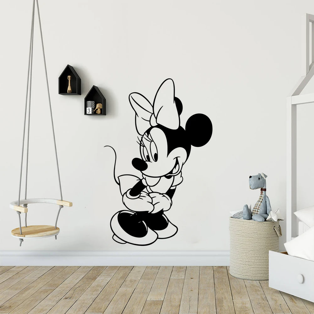 Disney Lovely Shy Minnie Mouse Vinyl Wall Decal Character Minnie Wall Murals Girls Room Bedroom Accessories Decor Art Wallpaper
Disney Lovely Shy Minnie Mouse Vinyl Wall Decal Character Minnie Wall Murals Girls Room Bedroom Accessories Decor Art Wallpaper