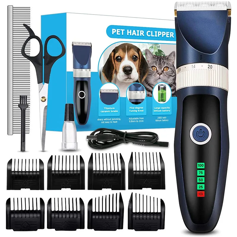 Dog Clipper Dog Hair Clippers Grooming (Pet/Cat/Dog/Rabbit) Haircut Trimmer Shaver Set Pets Cordless Rechargeable Professional
Dog Clipper Dog Hair Clippers Grooming (Pet/Cat/Dog/Rabbit) Haircut Trimmer Shaver Set Pets Cordless Rechargeable Professional