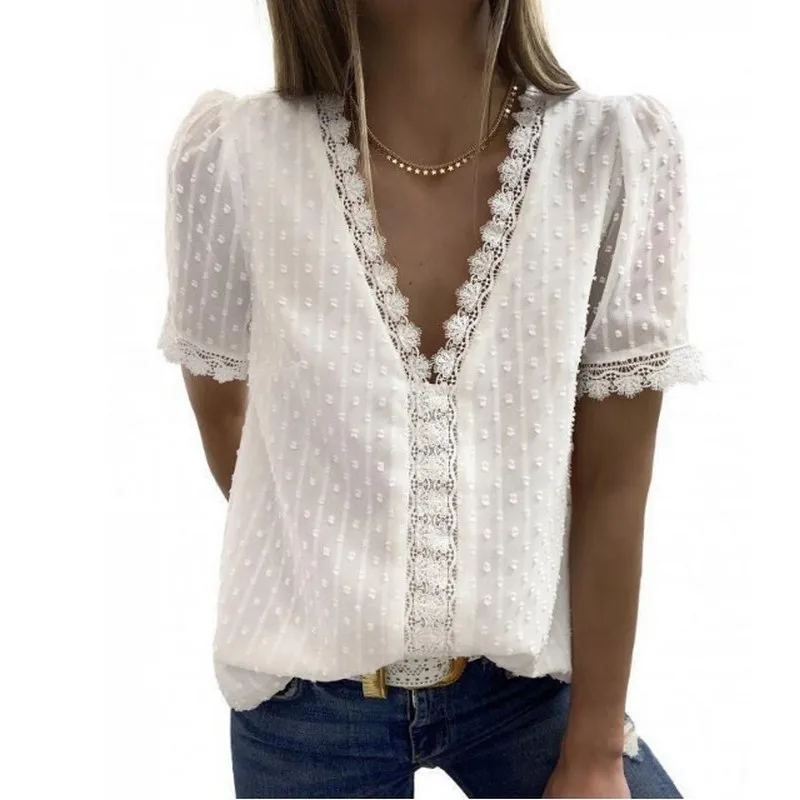 S-3XL Oversized T-shirt Lace Patchwork Short Sleeve T-shirts Chiffon Top Woman Plus Size Women Clothing 8 Colors Women Tee Shirt
S-3XL Oversized T-shirt Lace Patchwork Short Sleeve T-shirts Chiffon Top Woman Plus Size Women Clothing 8 Colors Women Tee Shirt