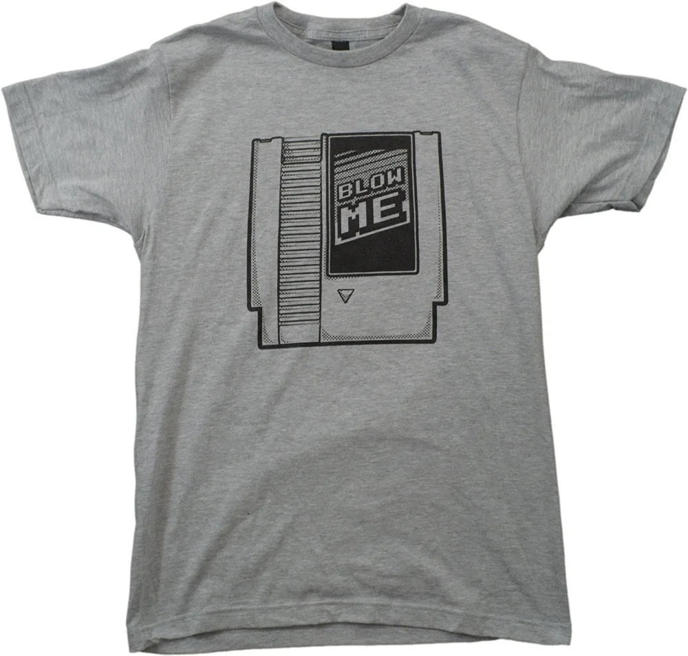 Male Pre-Cotton Clothing 100% Cotton Short Sleeve Blow Me | Men Printed O-Neck Tee