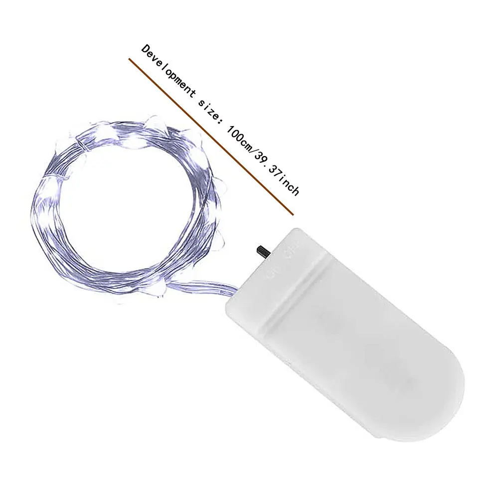 Led String Lights Copper Wire Lights 10 LED Bulbs Bedroom Home Party Wedding family Festival Decoration White decorations 10PCS 
Led String Lights Copper Wire Lights 10 LED Bulbs Bedroom Home Party Wedding family Festival Decoration White decorations 10PCS