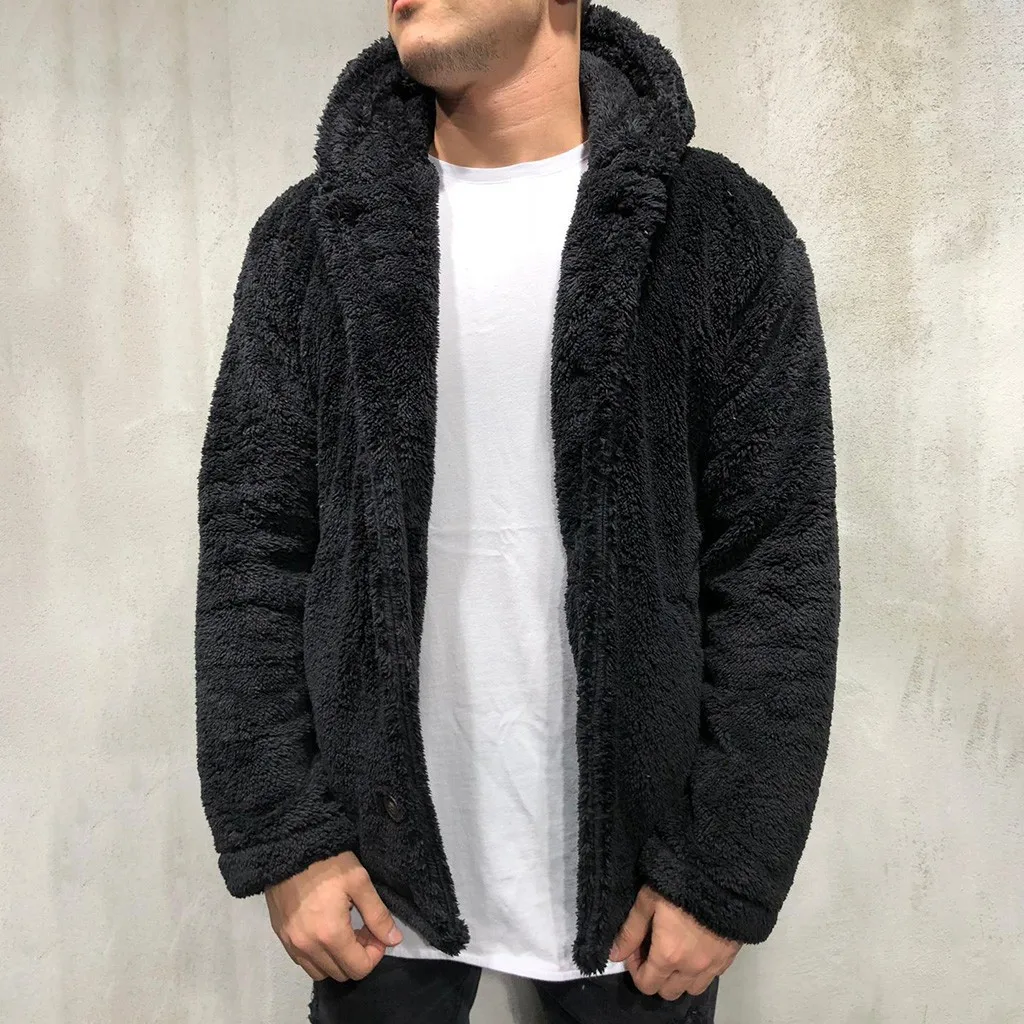 Winter Warm Furry Hooded Jacket Men's Faux Fur Jacket Sweater Fashion 2021 Casual Thick Fur Fleece Hooded Jacket Cardigans #YP
Winter Warm Furry Hooded Jacket Men's Faux Fur Jacket Sweater Fashion 2021 Casual Thick Fur Fleece Hooded Jacket Cardigans #YP
