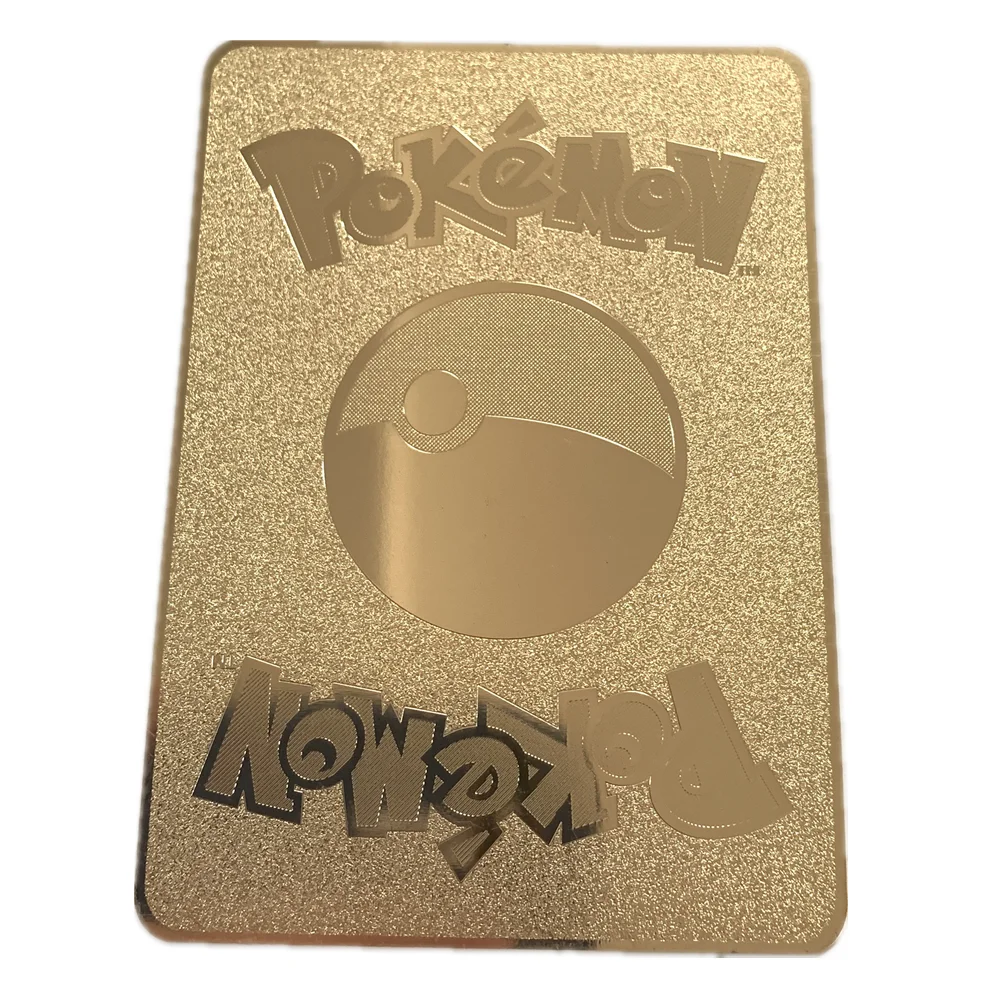 New 49 Pokemon Card Gold Metal Vmax Gx Card Pikachu Fire-breathing Dragon Rare Card Collection Card Battle Card Children's Toy
New 49 Pokemon Card Gold Metal Vmax Gx Card Pikachu Fire-breathing Dragon Rare Card Collection Card Battle Card Children's Toy