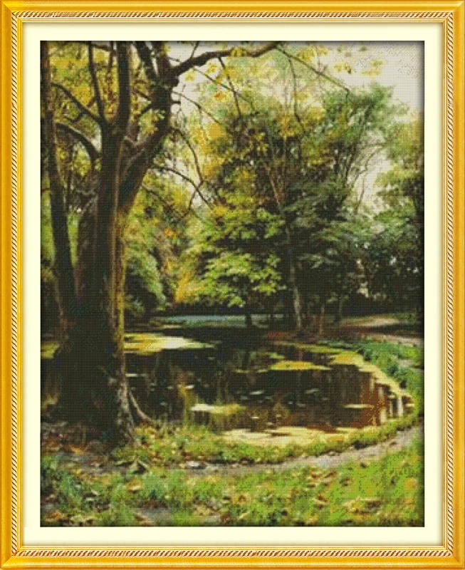 Набор для вышивки крестиком с изображением горного пейзажа, садовый пейзаж, 14ct, 11ct
Набор для вышивки крестиком с изображением горного пейзажа, садовый пейзаж, 14ct, 11ct