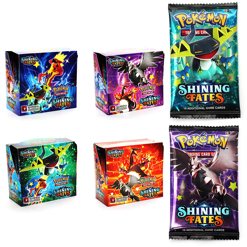 36 Zakken verzegриде бустер коробка 324 шт. Nieuwste Pokemon Kaarten Tcg: сияющие Fates 2021 коллекционные карты детские игровые игрушки
36 Zakken verzegриде бустер коробка 324 шт. Nieuwste Pokemon Kaarten Tcg: сияющие Fates 2021 коллекционные карты детские игровые игрушки