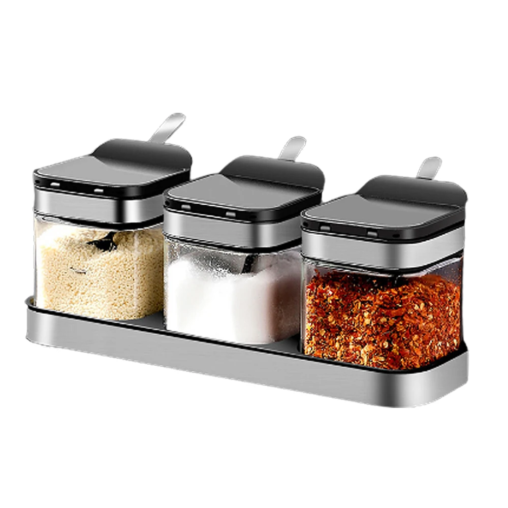 HPDEAR Kitchen Household Sealed Leak Proof Glass Storage Bottle, 10.6 oz, Apply to Salt Sugar Pepper and Spices
HPDEAR Kitchen Household Sealed Leak Proof Glass Storage Bottle, 10.6 oz, Apply to Salt Sugar Pepper and Spices