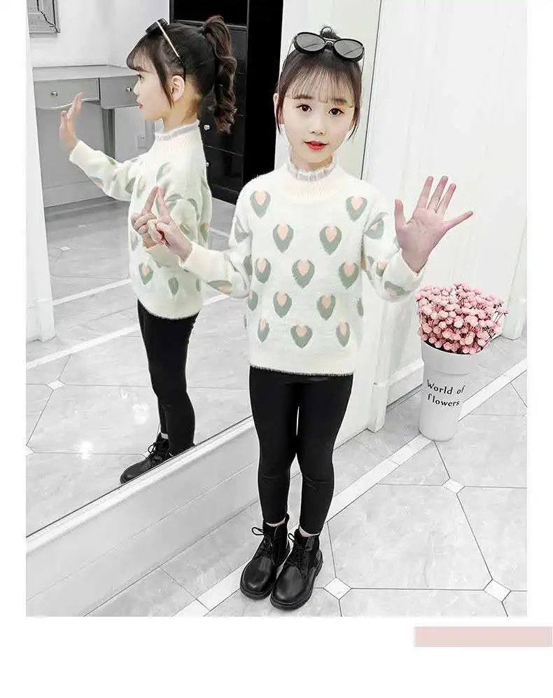 Sweaters For Girls Pullover Shirt Tops Jacket Winter Autumn Long Sleeves Toddler Girl Winter Clothes Free Shipping
Sweaters For Girls Pullover Shirt Tops Jacket Winter Autumn Long Sleeves Toddler Girl Winter Clothes Free Shipping