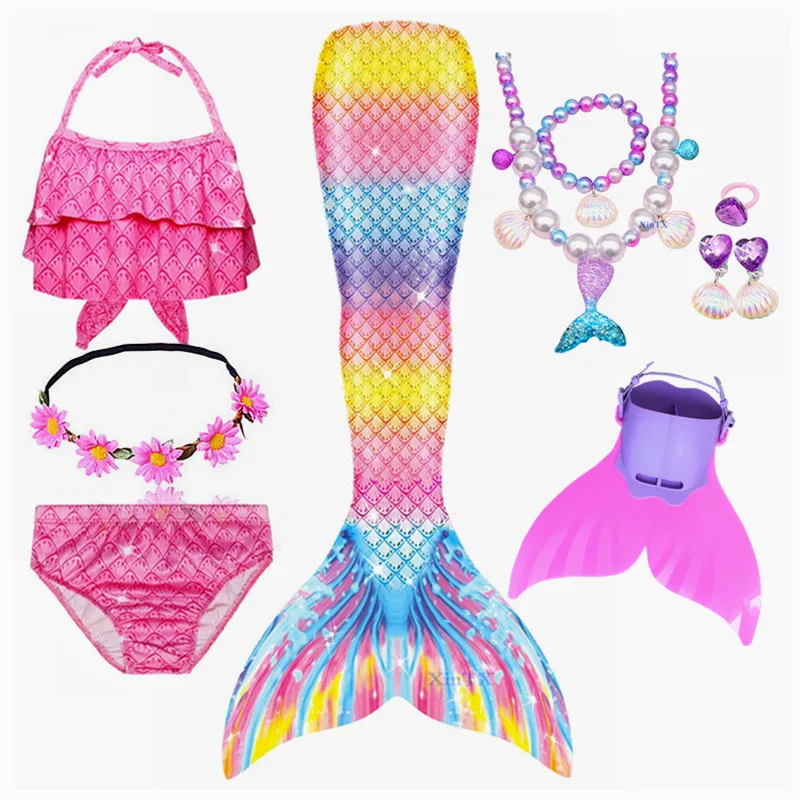 Party Dress Mermaid Tail Swimsuit Beach Bikini Little Children Mermaid Halloween Cosplay Costumes Birthday Gifts
Party Dress Mermaid Tail Swimsuit Beach Bikini Little Children Mermaid Halloween Cosplay Costumes Birthday Gifts