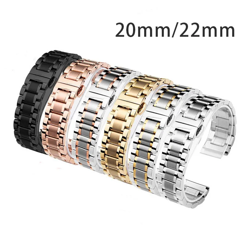 Ремешок для часов из нержавеющей стали с 5 бусинами и застежкой-бабочкой, ремешок для часов, браслет для часов, ремешок для мужских и женских ... 
Ремешок для часов из нержавеющей стали с 5 бусинами и застежкой-бабочкой, ремешок для часов, браслет для часов, ремешок для мужских и женских ...