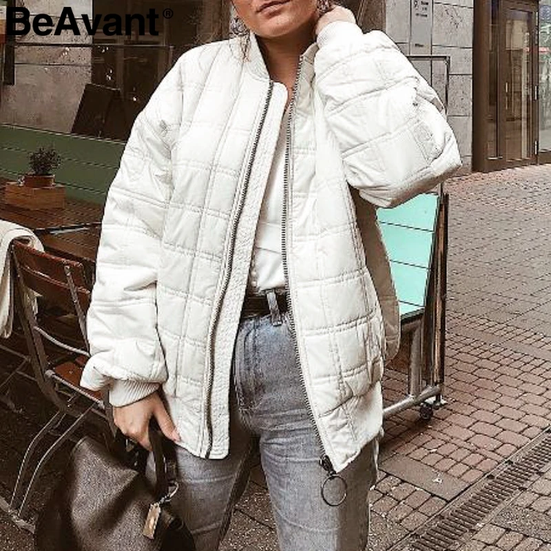 BeAvant модная клетчатая теплая белая парка Женская Повседневная парка с длинным рукавом Уличная Хлопковая женская верхняя одежда на молнии з...
BeAvant модная клетчатая теплая белая парка Женская Повседневная парка с длинным рукавом Уличная Хлопковая женская верхняя одежда на молнии з...