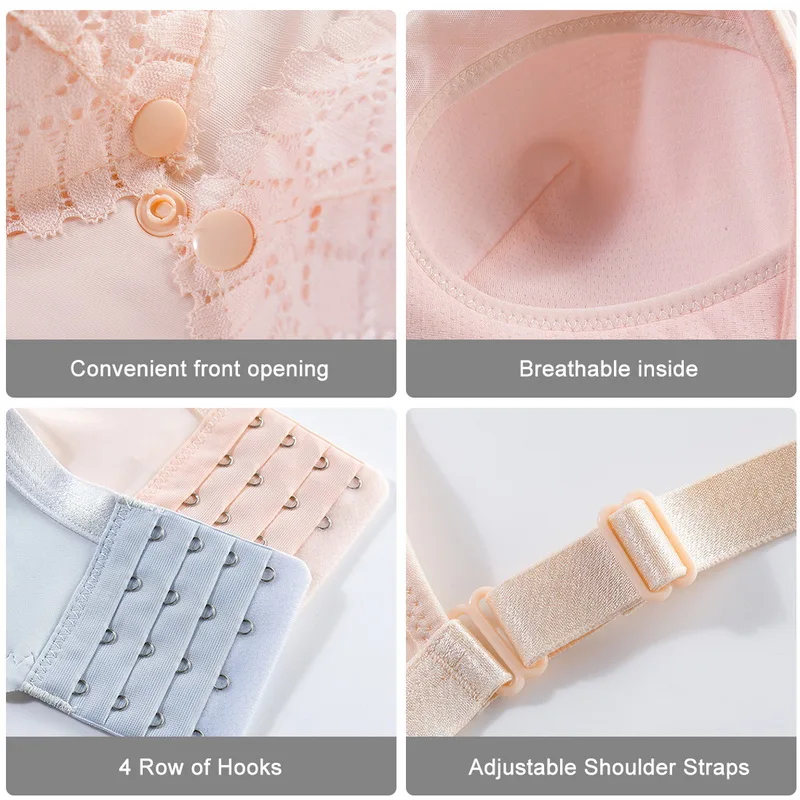 Maternity Nursing Bras Pregnant Women Lingerie Breastfeeding Hot No Rims Front Closure Breast Feeding Bras Large Size Brassiere
Maternity Nursing Bras Pregnant Women Lingerie Breastfeeding Hot No Rims Front Closure Breast Feeding Bras Large Size Brassiere