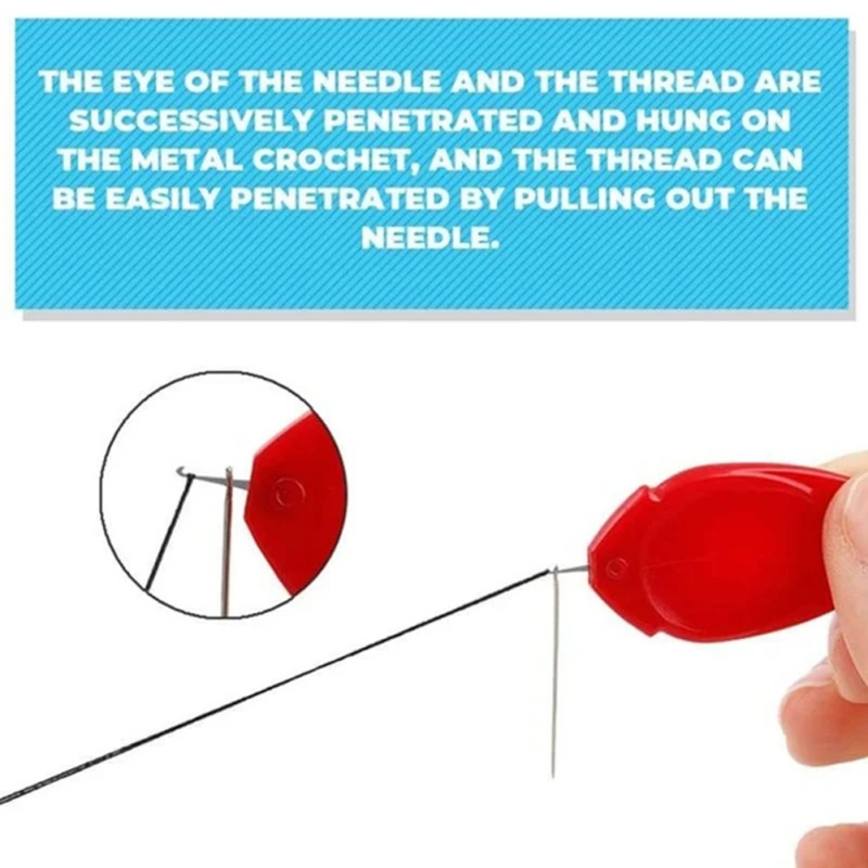 Needle Threader Simple Needle Threading Hand or Machine Threading Set Home Textile Tools For elderly tailors handicraft lovers
Needle Threader Simple Needle Threading Hand or Machine Threading Set Home Textile Tools For elderly tailors handicraft lovers