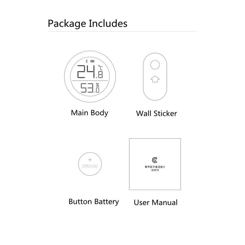 Original Xiaomi Cleargrass Bluetooth Temperature Humidity Sensor Data Storage Ink Screen Thermometer lite mi home mijia APP
Original Xiaomi Cleargrass Bluetooth Temperature Humidity Sensor Data Storage Ink Screen Thermometer lite mi home mijia APP