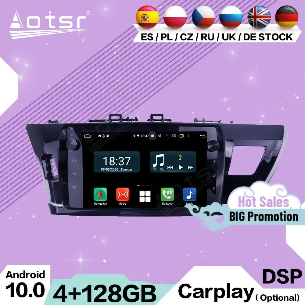 Мультимедийная стереосистема Carplay, 4 + 128G, Android, для Toyota Corolla 2013, 2014, 2015, 2016, GPS-навигация, автомобильное радио, видеоприемник, головное устройств...
Мультимедийная стереосистема Carplay, 4 + 128G, Android, для Toyota Corolla 2013, 2014, 2015, 2016, GPS-навигация, автомобильное радио, видеоприемник, головное устройств...