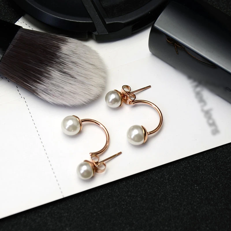 Korean Style Black Color Pearl Stud Earrings for Women Accessories Fashion Jewelry 2020 New Designs Stainless Steel Aretes
Korean Style Black Color Pearl Stud Earrings for Women Accessories Fashion Jewelry 2020 New Designs Stainless Steel Aretes