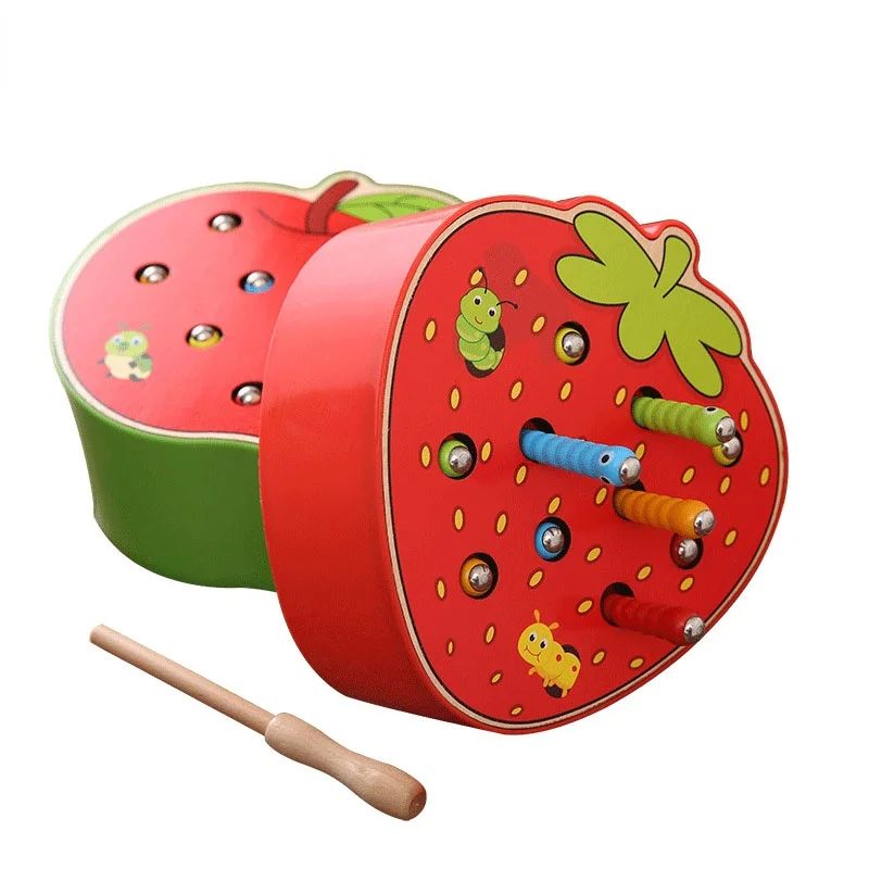 Kids Wooden Magnetic Catching Insects Game Fruit Color Cognitive Montessori Toy Baby Learning Educational Toys For Children
Kids Wooden Magnetic Catching Insects Game Fruit Color Cognitive Montessori Toy Baby Learning Educational Toys For Children