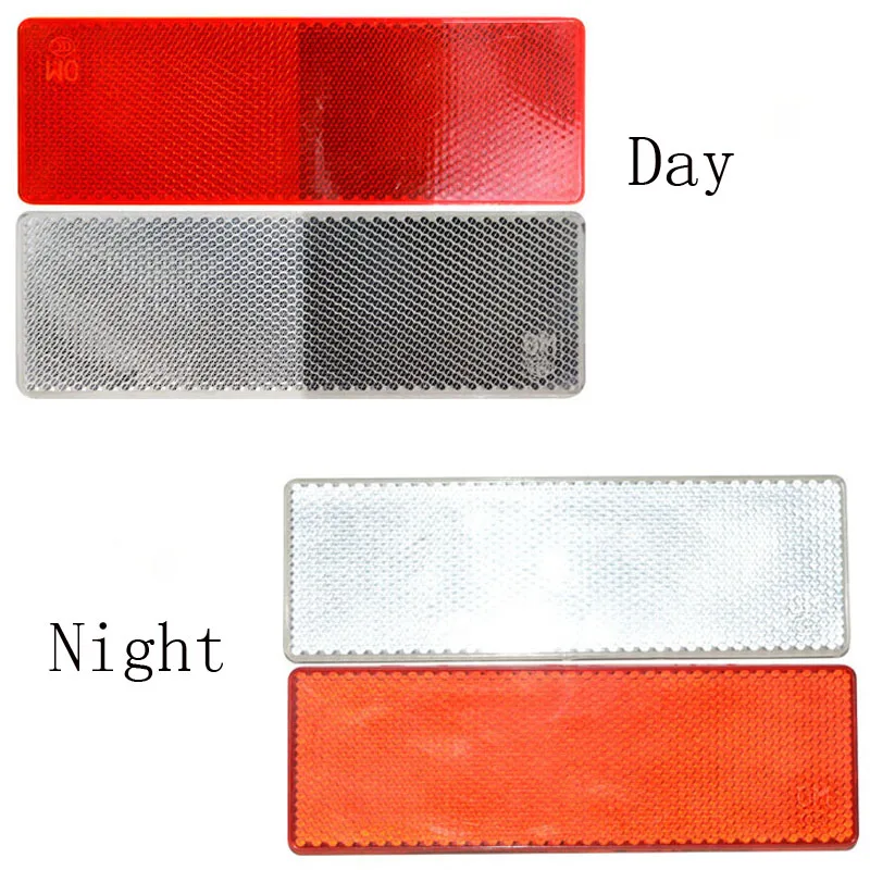 CHIZIYO 1pc 5X15CM Red White Reflective Stickers Nighttime Plastic Reflector Truck Sedan Warning Logo
CHIZIYO 1pc 5X15CM Red White Reflective Stickers Nighttime Plastic Reflector Truck Sedan Warning Logo