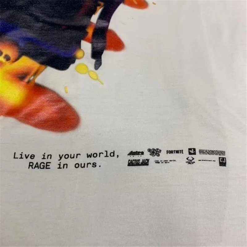 Travis Scott Cactus Jack Astro Jackboys T shirt Black White Tee High Quality Top T-shirt
Travis Scott Cactus Jack Astro Jackboys T shirt Black White Tee High Quality Top T-shirt
