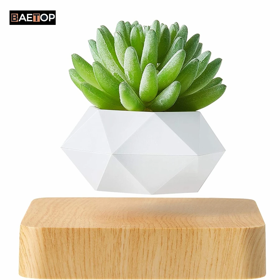 Home Magnetic Levitation Planter Suspension Air Bonsai Floating Pot Rotation Flower Polygon Planters for Desk Garden Decoration
Home Magnetic Levitation Planter Suspension Air Bonsai Floating Pot Rotation Flower Polygon Planters for Desk Garden Decoration