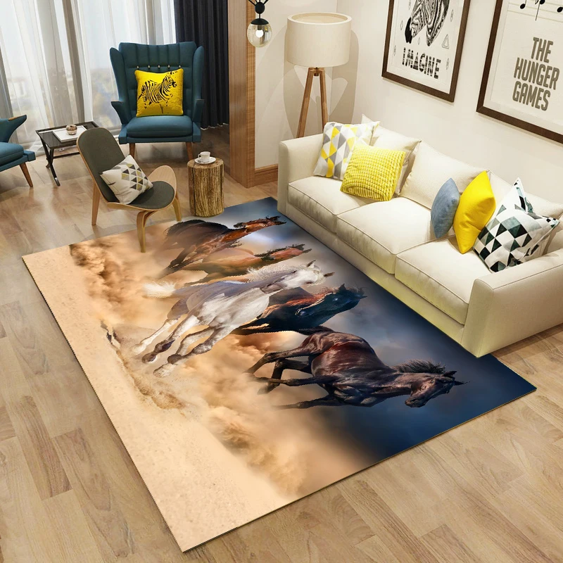 Horse Carpets For Large Living Room Modern 3D Animal Print Area Rug For Bedroom Bedside Floor Mat Nordic Home Decoration Room
Horse Carpets For Large Living Room Modern 3D Animal Print Area Rug For Bedroom Bedside Floor Mat Nordic Home Decoration Room