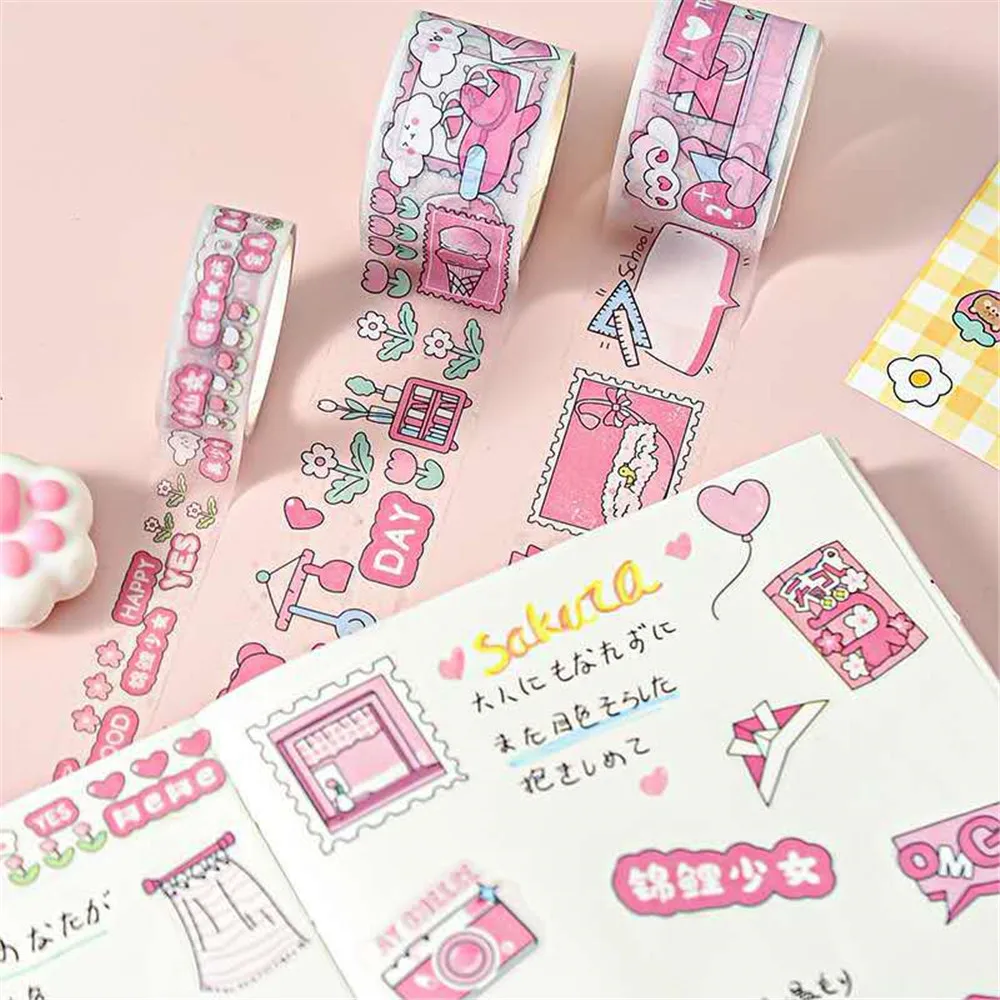 8pcs Pink PET Flash Point Matte Washi Tape Kawaii Stationery Stickers Scrapbook Diary Decoration Tape School Supplies
8pcs Pink PET Flash Point Matte Washi Tape Kawaii Stationery Stickers Scrapbook Diary Decoration Tape School Supplies