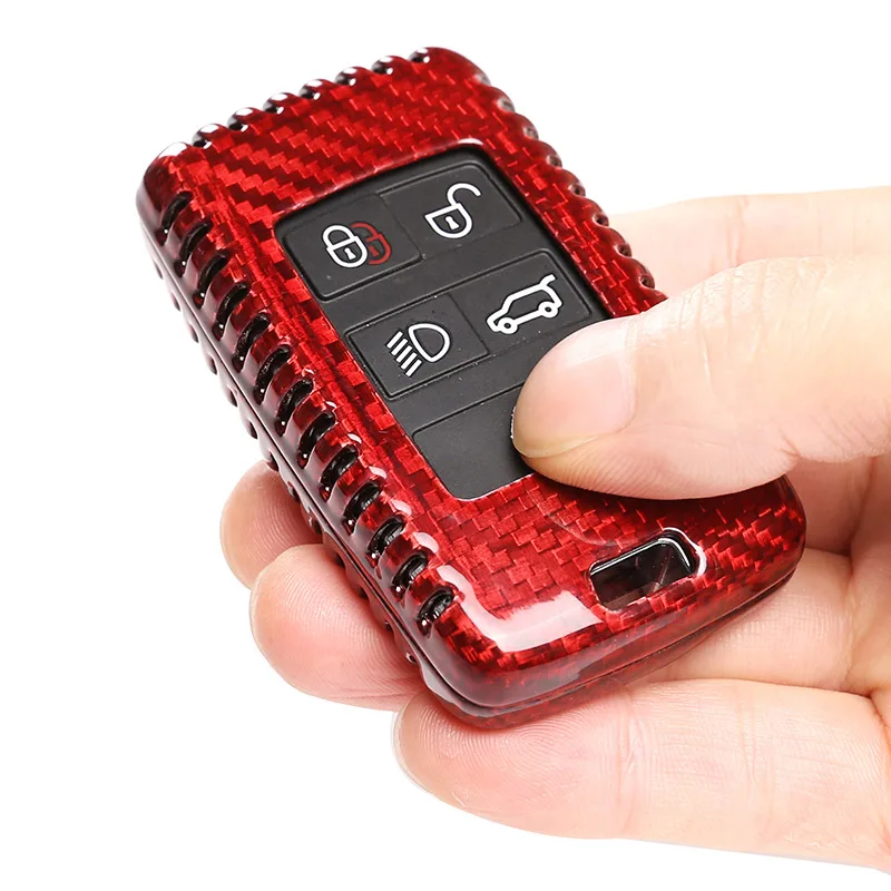 For Land Rover Range Rover Vogue Velar Discovery 5 2017-21 Real Carbon Fiber Red Car Key Shell Protective Cover Car Accessories
For Land Rover Range Rover Vogue Velar Discovery 5 2017-21 Real Carbon Fiber Red Car Key Shell Protective Cover Car Accessories